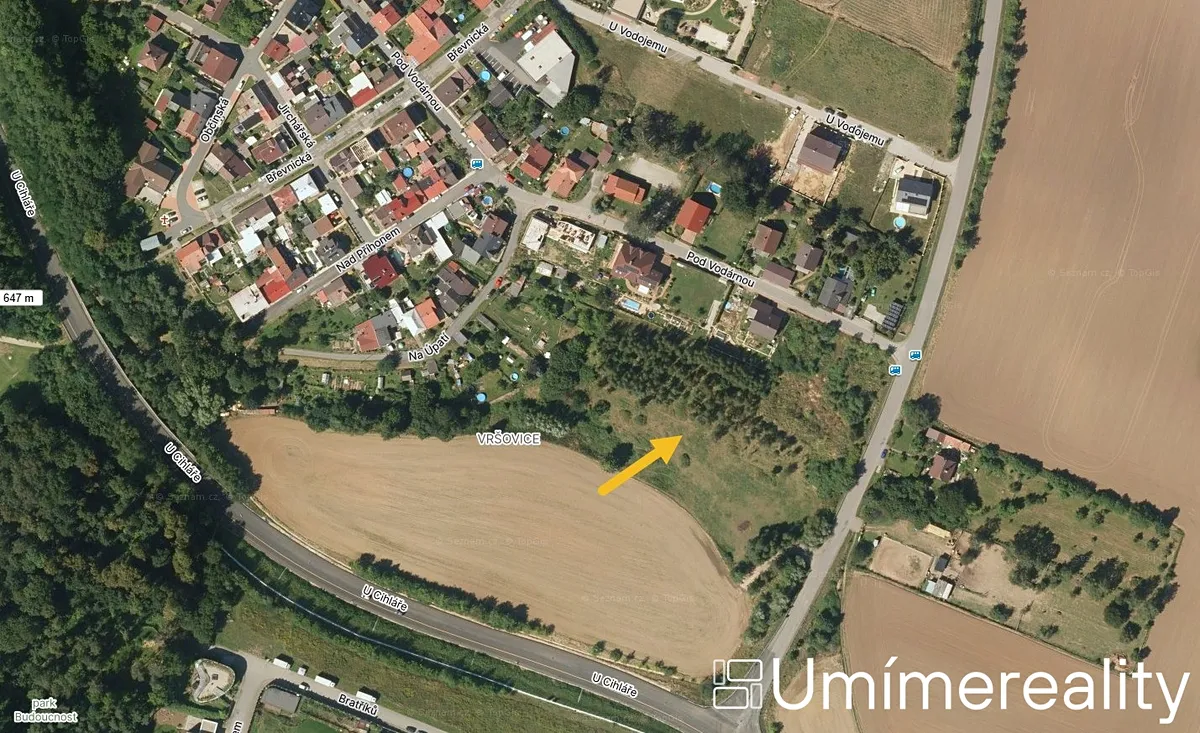Prodej stavebního pozemku 9522 m²